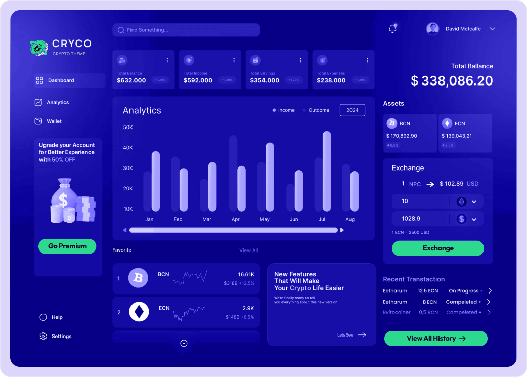 Trading Dashboard Preview